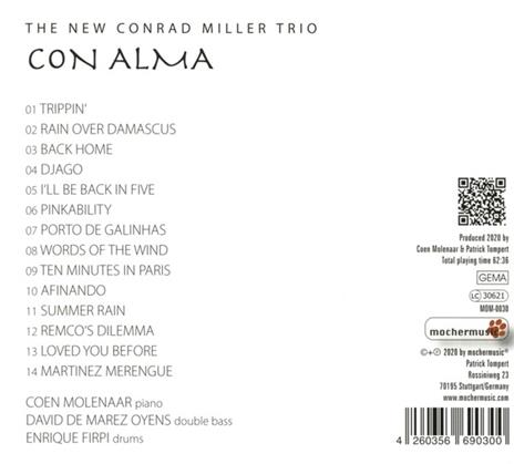 Con Alma - CD Audio di New Conrad Miller Trio - 2