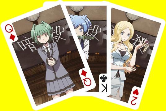 ASSASSINATION CLASSROOM PLAYING CARD CARTE DA GIOCO SAKAMI MERCHANDISE - 3