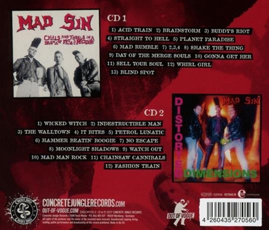 Chills & Thrills in a Drama / Distorted Dimension - CD Audio di Mad Sin - 2
