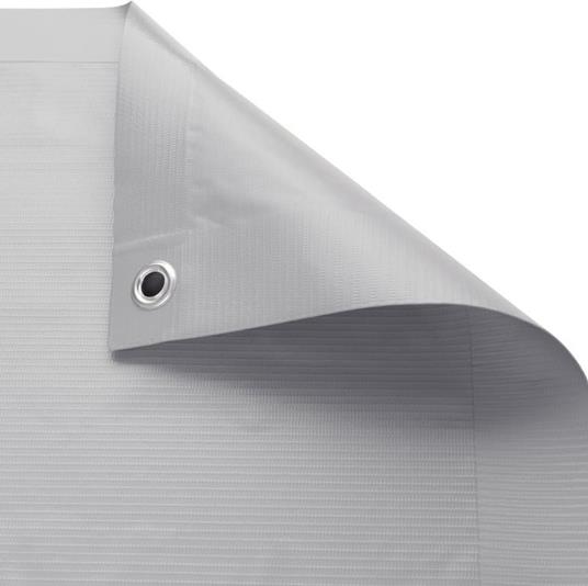 TecTake Rivestimento per Balcone Rivestimento schermante Resistente alle intemperie Disponibile in Diversi Colori e Diverse Misure 0,9 x 6 m | Ardesia | No.402710 