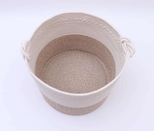 2 Pezzi Cesto per Piante in Corda di Cotone,Cesto Portaoggetti in Corda Cotone Pieghevole Cestino Portaoggetti Bagno Cestino per Giocattoli Arte Artigianato e Deposito Vestiti 20*20cm 2 Pezzi Cesto per Piante in Corda di Cotone,Cesto Portaoggetti in Corda Cotone Pieghevole Cestino Portaoggetti Bagno Cestino per Giocattoli Arte Artigianato e Deposito Vestiti 20*20cm