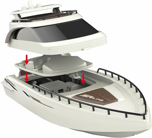 Amewi Rising Sun Cruise Yacht 380mm modellino radiocomandato (RC) Barca Motore elettrico - 3