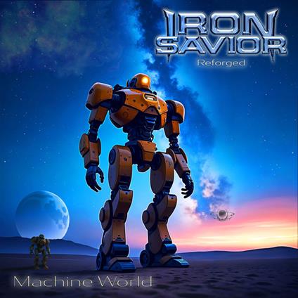 Reforged - Machine World (Blue Vinyl) - Vinile LP di Iron Savior
