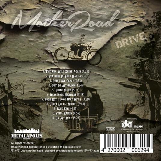 Drive - CD Audio di Mother Road - 2