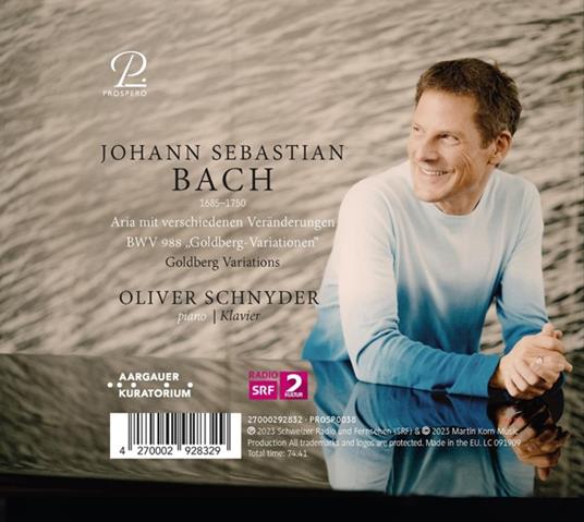 Goldberg Variations - CD Audio di Johann Sebastian Bach,Oliver Schnyder - 2