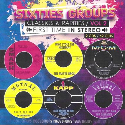 Sixties Groups Classics & Rarities Vol.2 - CD Audio