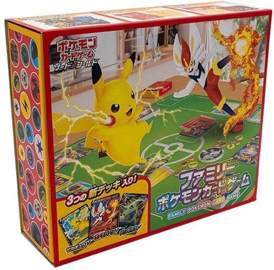 Pokemon Sword and Shield Family Card Game Box Jap