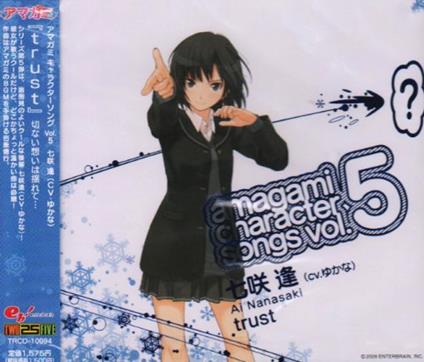 Amagami Character Songs Vol.5 Nanasaki Ai [Trust - CD Audio di Yukana