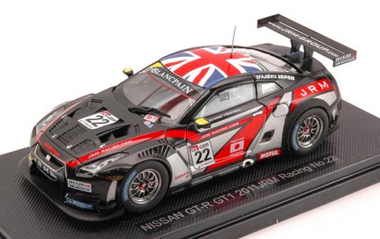 Nissan R35 Gt-R #22 Accident Fia Gt1 T. Trophy 2011 Dumbreck / West.1:43 Model Eb44712 - 2