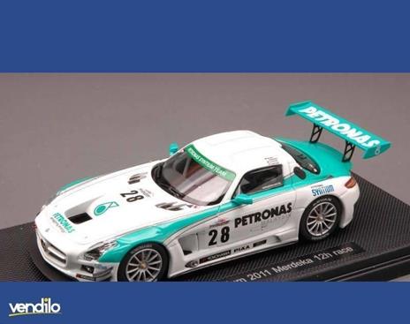 Eb44841 Mercedes Sls Gt3 N.28 Merdeka 2012 Moh-Kataoka-Lester-Ritchie 1.43 Modellino Ebbro