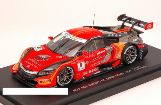 Eb45072 Honda Nsx N.8 16Th Super Gt500 V.Liuzzi-K.Matsuura 1.43 Modellino Ebbro