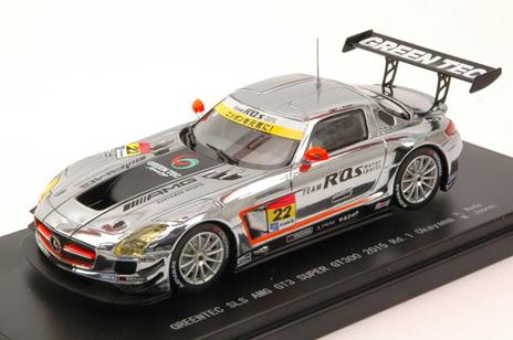 Mercedes Sls #22 Super Gt300 Okayama 2015 H. Wada / M. Iyonai 1:43 Model Eb45286