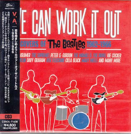 We Can Work It Out. Covers Of The Beatles 1962-1966 - CD Audio