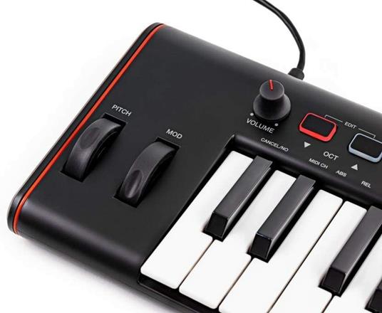 Ik Multimedia Irig Keys 2 Protastiera Midi Universale Compatta con 37 Fullsize-Tasti e Uscita Audio per iPhone, iPad, Android, Mac/Pc, Nero - 7