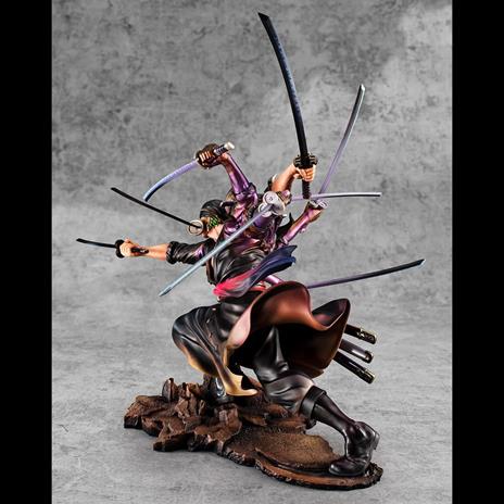 One Piece Excellent Model P.O.P PVC Statue SA-Maximum Roronoa Zoro Ver. Demon Spirit Kyuutouryuu Asura 17 cm - 3