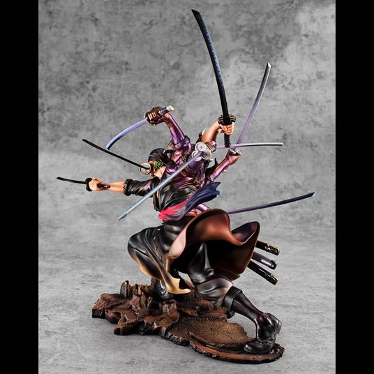 One Piece Excellent Model P.O.P PVC Statue SA-Maximum Roronoa Zoro Ver. Demon Spirit Kyuutouryuu Asura 17 cm - 3