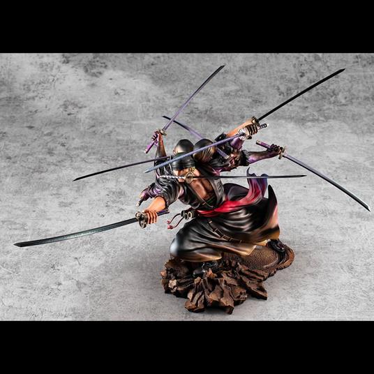 One Piece Excellent Model P.O.P PVC Statue SA-Maximum Roronoa Zoro Ver. Demon Spirit Kyuutouryuu Asura 17 cm - 5