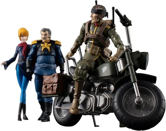 Mobile Suit Gundam G.m.g. Action Figures Con Vehicle Principality Of Zeon Team Ramba Ral Set 10 Cm Megahouse - 6