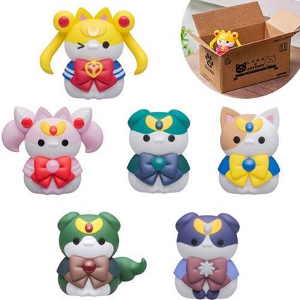 Sailor Moon Mega Cat Project Trading Figures Sailor Mewn Vol. 2 Special Set 3 Cm Megahouse