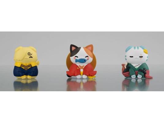 One Piece Mega Cat Project Trading Figura 3-pack Nyan Piece Nyan! Happy Trio 2024 Limited Ver. 3 Cm Megahouse