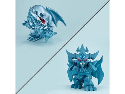 Yu-gi-oh! Duel Monsters Megatoon Pvc Statua Blue Eyes White Dragon & Obelisk The Tormentor (with Regalo) Megahouse