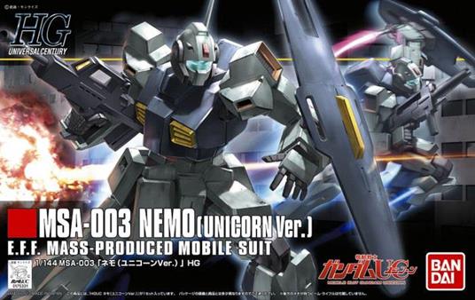 Gundam MSA-003 NEMO (unicorn ver.) HG 1/144