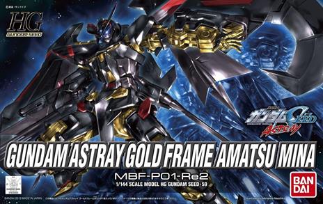 Action Figure Mbf-P01-Re2 Gundam Astray Gold Frame Amatsu Mina Hg 1/144 Gundam Seed - 15