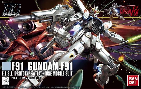 Action Figure Hguc 1/144 Gundam F91 Mobile Suit Gundam F91 Japan Import - 9