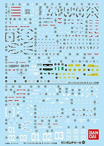 Gundam Decal 102 Rg Gundam Mk-Ii