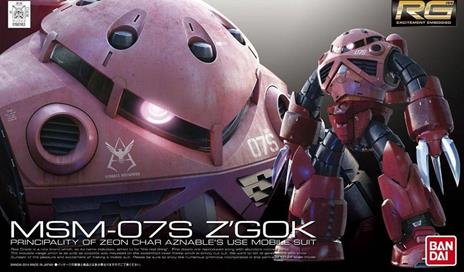 Action figure RG Z'Gok Char Custom 1/144 - 2