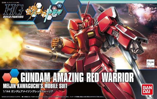 Action Figure Bandai Hgbf 1/144 Gundam Incredibile Red Warrior Model Kit Ban94872 Giappone Importazione - 19