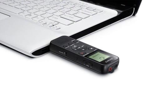 Sony ICD-PX370 dittafono Memoria interna e scheda di memoria Nero - 9