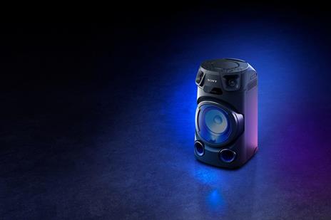 Sony MHC-V13 - Altoparlante Bluetooth All in One con JET BASS BOOSTER, Effetti Luminosi, Lettore CD, USB, Nero
