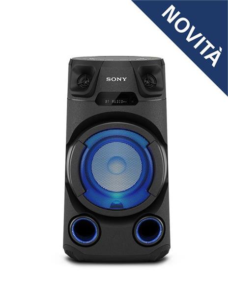 Sony MHC-V13 - Altoparlante Bluetooth All in One con JET BASS BOOSTER, Effetti Luminosi, Lettore CD, USB, Nero - 10