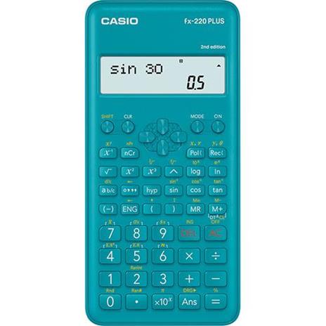 Casio FX-220 Plus calcolatrice Tasca Calcolatrice scientifica Blu