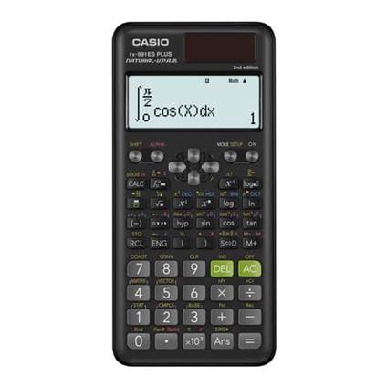 Calcolatrice scientifica CASIO FX-991ES PLUS-2 con 417 funzioni. Ammessa alla MaturitÃ .