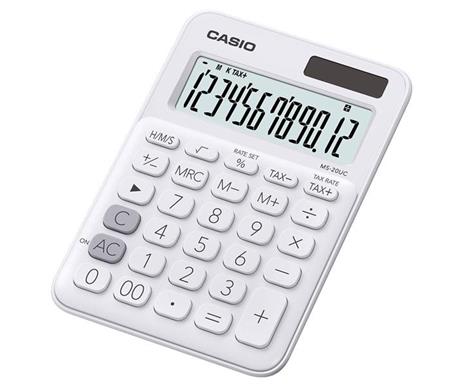 Calcolatrice Tavolo Casio Ms-20uc Bianco
