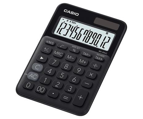 Calcolatrice Tavolo Casio Ms-20uc Nero
