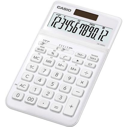 Casio JW-200SC calcolatrice Scrivania Calcolatrice di base Bianco