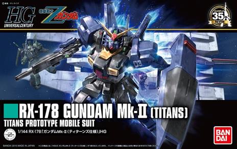 Gundam: High Grade. Rx-178 Gundam Mk-Ii Titans 1:144 Scale Model Kit