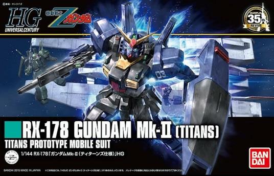 Gundam: High Grade. Rx-178 Gundam Mk-Ii Titans 1:144 Scale Model Kit - 10