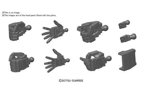 Builders Parts Hd Hand 01 Efsf Grey1/144 Accessori