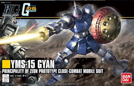 Action Figure Hguc 1 144 197 Yms-15 Gyan Gundam Gundam Model Kits