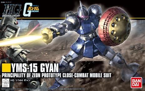 Action Figure Hguc 1 144 197 Yms-15 Gyan Gundam Gundam Model Kits - 11