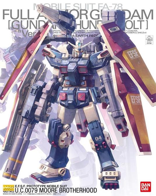 Action Figure Bandai 50046 Mg Gundam Thunderbolt Fa Ver Ka 1/100 - 21