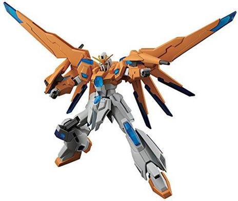 Action Figure Hgbf Gundam Build Fighters Tri Scrambled Gundam 1 144 Scale Color-Coded Pre-Plastic Model