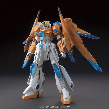 Action Figure Hgbf Gundam Build Fighters Tri Scrambled Gundam 1 144 Scale Color-Coded Pre-Plastic Model - 26