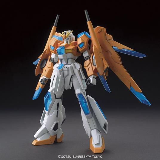 Action Figure Hgbf Gundam Build Fighters Tri Scrambled Gundam 1 144 Scale Color-Coded Pre-Plastic Model - 25