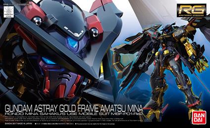 Action figure RG Gundam Astray Gold Frame Amatsu 1/44