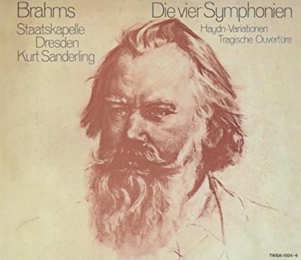 Die Vier Symphonien - CD Audio di Johannes Brahms,Kurt Sanderling
